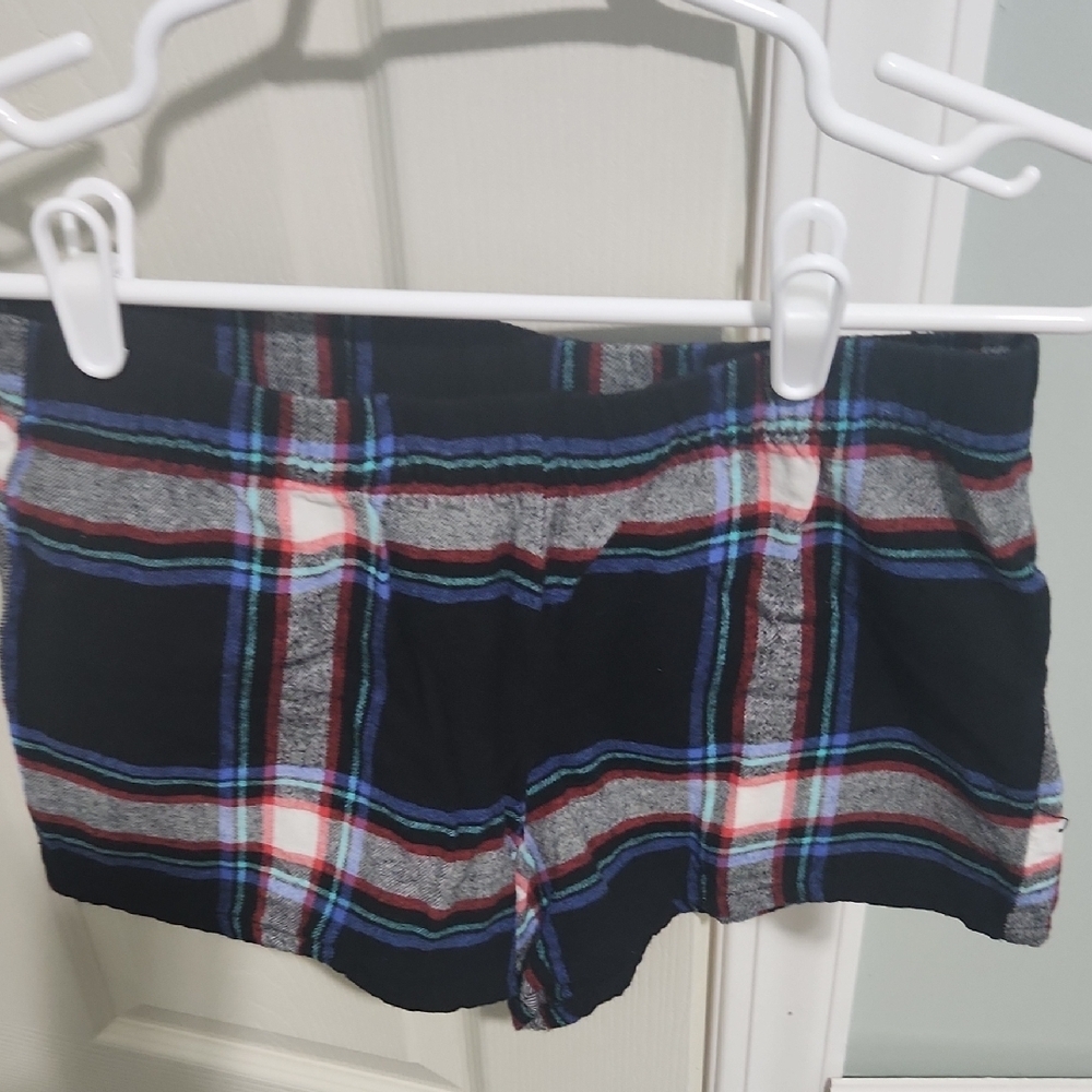 Plaid Patterned Shorts